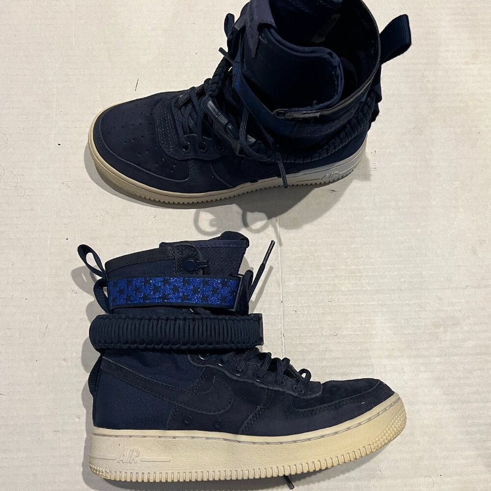 Nike Air SF Air Force 1 High 'Midnight Navy' (857872-401) - Womens Size 6.5